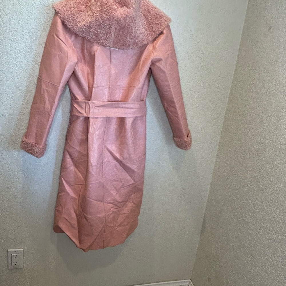 Alice + Olivia Blush Teddy Jacket - Picture 8 of 11